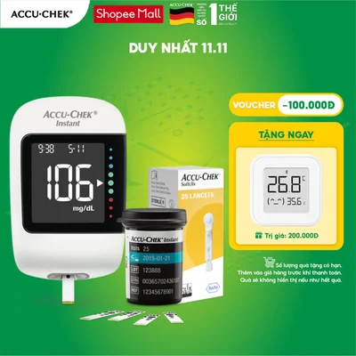 Hộp 50 Que Thử Đường Huyết ACCU CHEK Instant