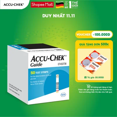 Hộp 50 Que Thử Đường Huyết ACCU CHEK Instant