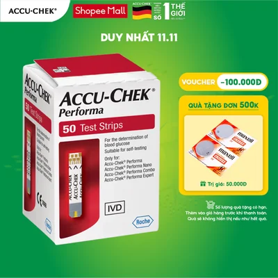 Hộp 50 Que Thử Đường Huyết ACCU CHEK Instant