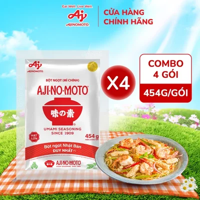 Combo 2 Gói Bột Ngọt AJI NO MOTO® Hạt Lớn 1kg Gói