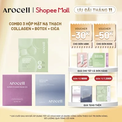 Kem Mắt Arocell Có Đầu Rung Massage Hỗ Trợ Mờ Nhăn...