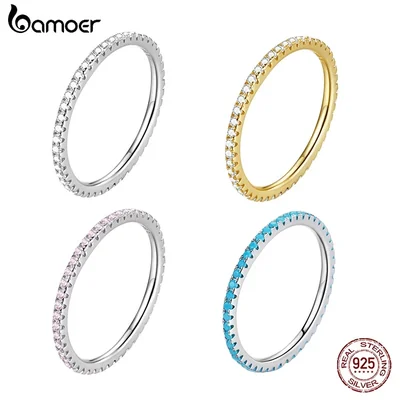 BAMOER Đầu Nối Mở Rộng Vòng cổ Bằng Bạc 925 Cao Cấ...