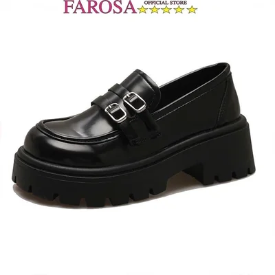 Giày cao gót đế vuông đính nơ thời trang hót trend...