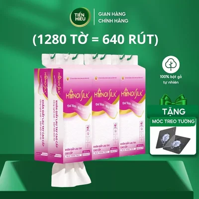  COMBO SIÊU TIẾT KIỆM Mua Bịch GVS HanoiSilk 3 Lớp...
