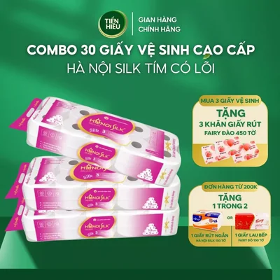  COMBO SIÊU TIẾT KIỆM Mua Bịch GVS HanoiSilk 3 Lớp...
