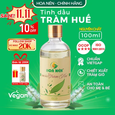 Tinh dầu Tràm Huế Nguyên Chất Hoa Nén 100ml – Chuẩ...