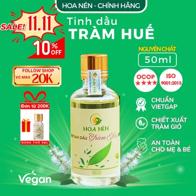 Tinh dầu Tràm Huế Nguyên Chất Hoa Nén 100ml – Chuẩ...