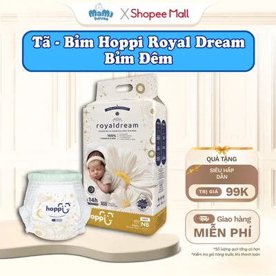  DEAL KÈM QUÀ COMBO 2Bịch Bỉm Tã Hoppi Airdream si...