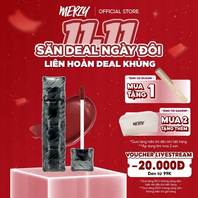  NEW SON PHAO Son Kem Lì Bền Màu Merzy Puffer Velv...