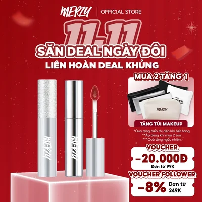  NEW SON PHAO Son Kem Lì Bền Màu Merzy Puffer Velv...