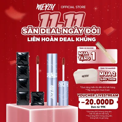  NEW SON PHAO Son Kem Lì Bền Màu Merzy Puffer Velv...