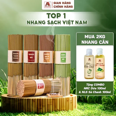Nhang sạch hương thảo mộc 1kg mix 2 mùi An An cao ...