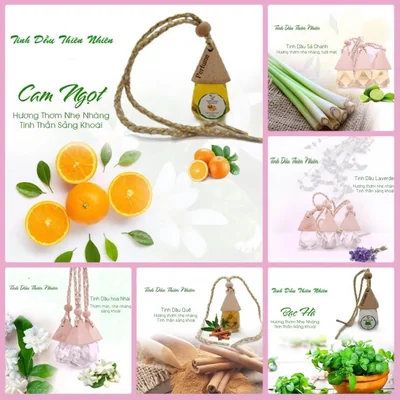 Tinh Dầu Thiên Nguyên Chất TAMAS 5ml 10ml Giúp Thơ...