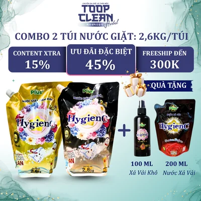  Chính Hãng Chai Xịt Xả Vải Khô HygienC Plus 100ml...