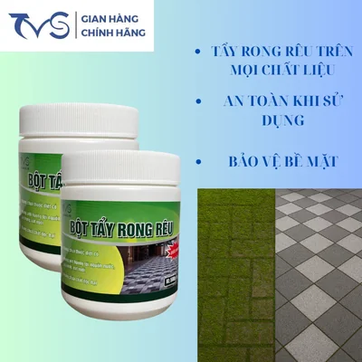 Bột tẩy rong rêu TVS 500 gam tiết kiệm tẩy sạch ro...