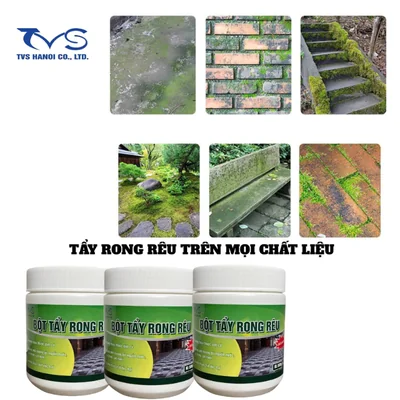 Bột tẩy rong rêu TVS 500 gam tiết kiệm tẩy sạch ro...